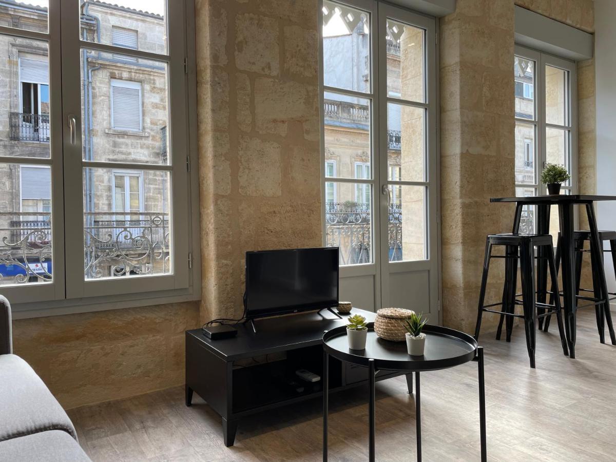 Magnifique Appartement Pour 2 Avec Climatisation Et Belle Pierre Bordelaise Burdeos Exterior foto
