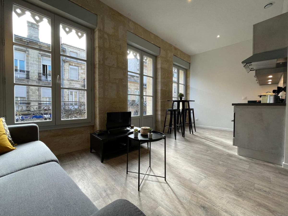 Magnifique Appartement Pour 2 Avec Climatisation Et Belle Pierre Bordelaise Burdeos Exterior foto