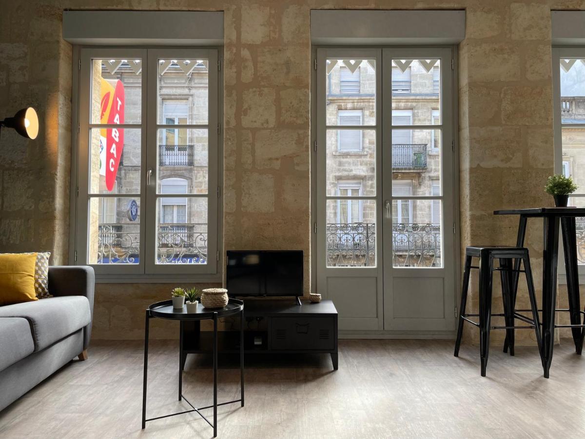 Magnifique Appartement Pour 2 Avec Climatisation Et Belle Pierre Bordelaise Burdeos Exterior foto