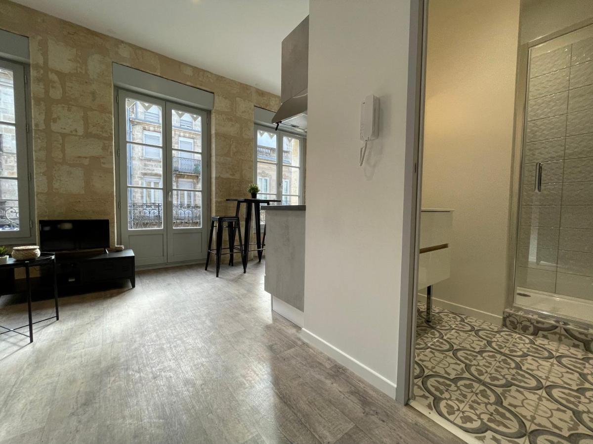 Magnifique Appartement Pour 2 Avec Climatisation Et Belle Pierre Bordelaise Burdeos Exterior foto