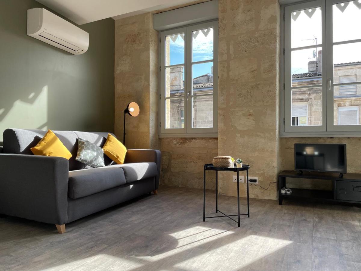 Magnifique Appartement Pour 2 Avec Climatisation Et Belle Pierre Bordelaise Burdeos Exterior foto