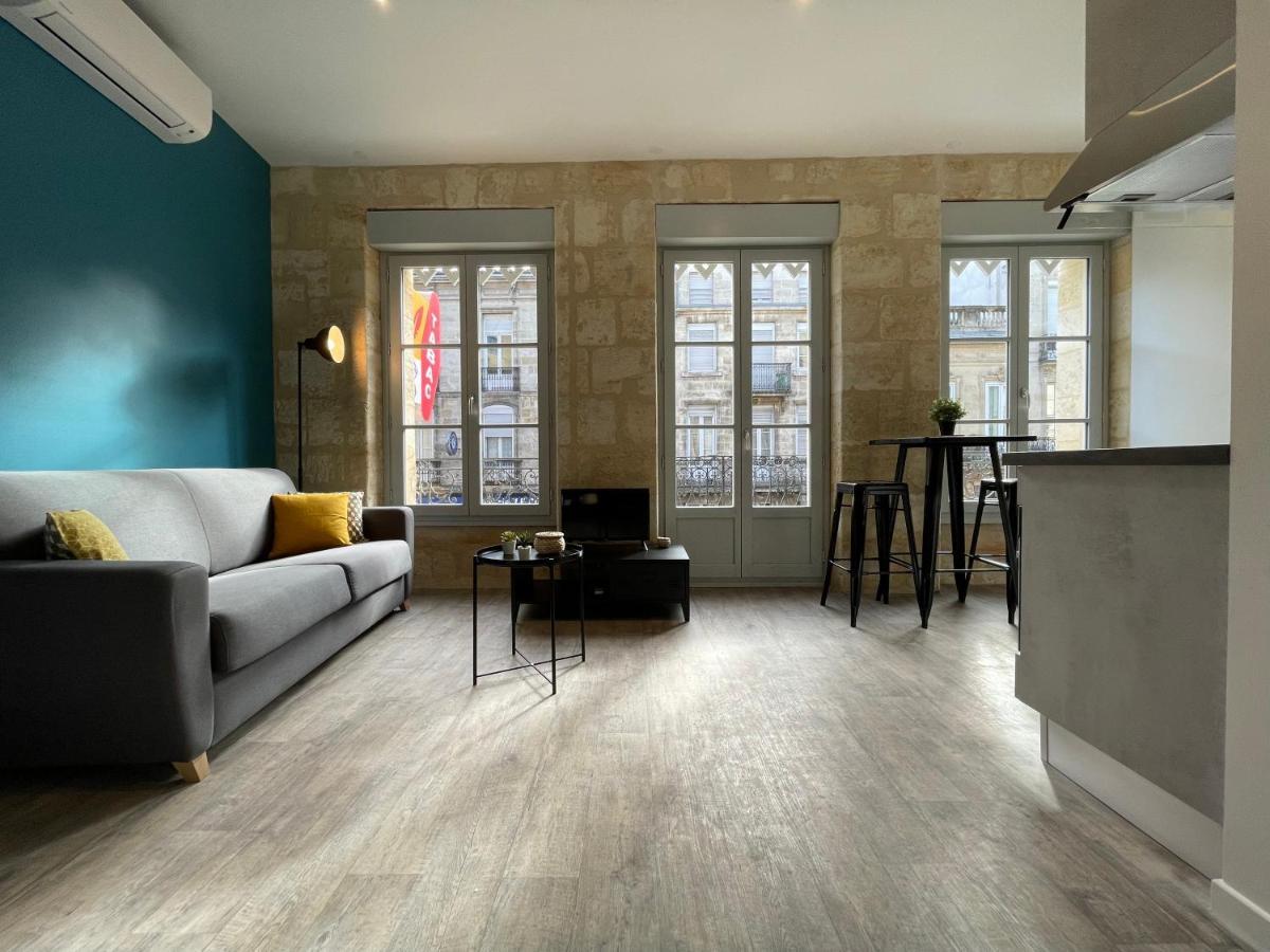 Magnifique Appartement Pour 2 Avec Climatisation Et Belle Pierre Bordelaise Burdeos Exterior foto
