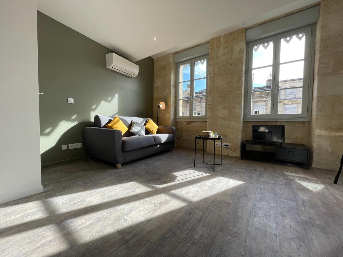 Magnifique Appartement Pour 2 Avec Climatisation Et Belle Pierre Bordelaise Burdeos Exterior foto