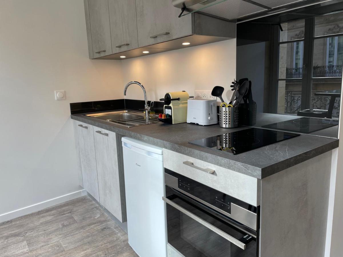 Magnifique Appartement Pour 2 Avec Climatisation Et Belle Pierre Bordelaise Burdeos Exterior foto